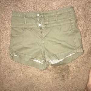 Green shorts
